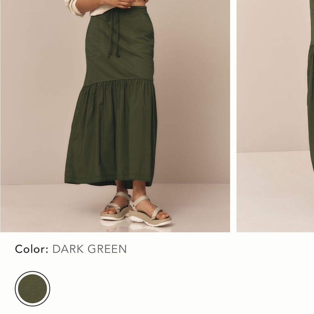 Dark Green Women's Skirt
